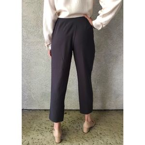 high waisted capri dress pants
